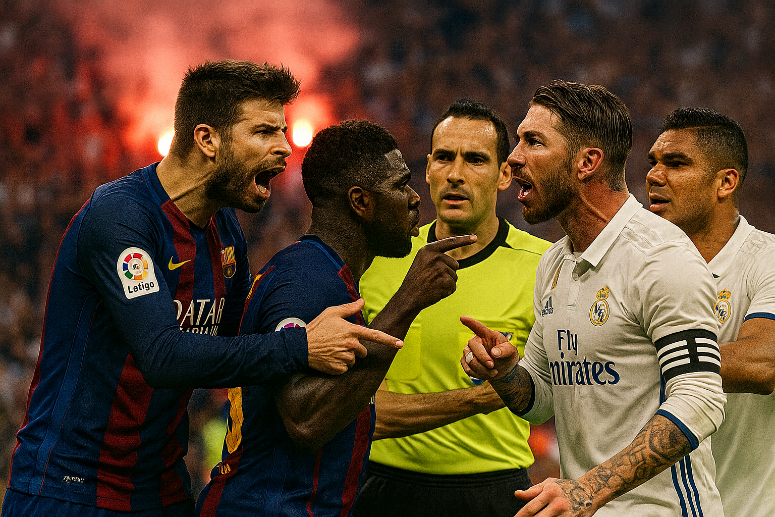 Haute tension au Clasico